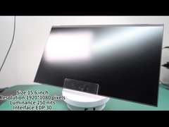 15Módulo de pantalla LCD de.6 pulgadas Resolución 1920x1080 píxeles Luminancia 250 nits Pantalla táctil TFT LCD